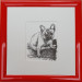 Rood kunststof 10x10 +6,00€